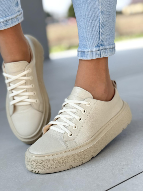 Sneakers ze skóry naturalnej OLEKSY Polskiej produkcji