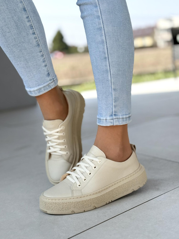 Sneakers ze skóry naturalnej OLEKSY Polskiej produkcji