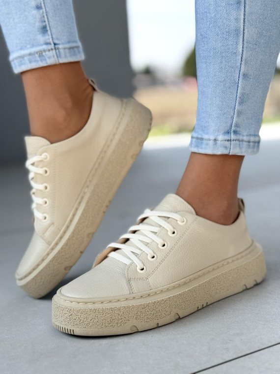 Sneakers ze skóry naturalnej OLEKSY Polskiej produkcji