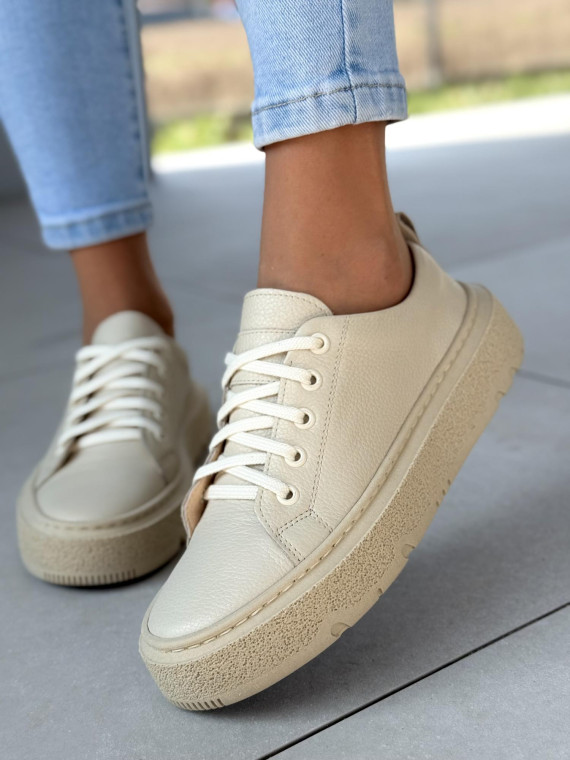 Sneakers ze skóry naturalnej OLEKSY Polskiej produkcji
