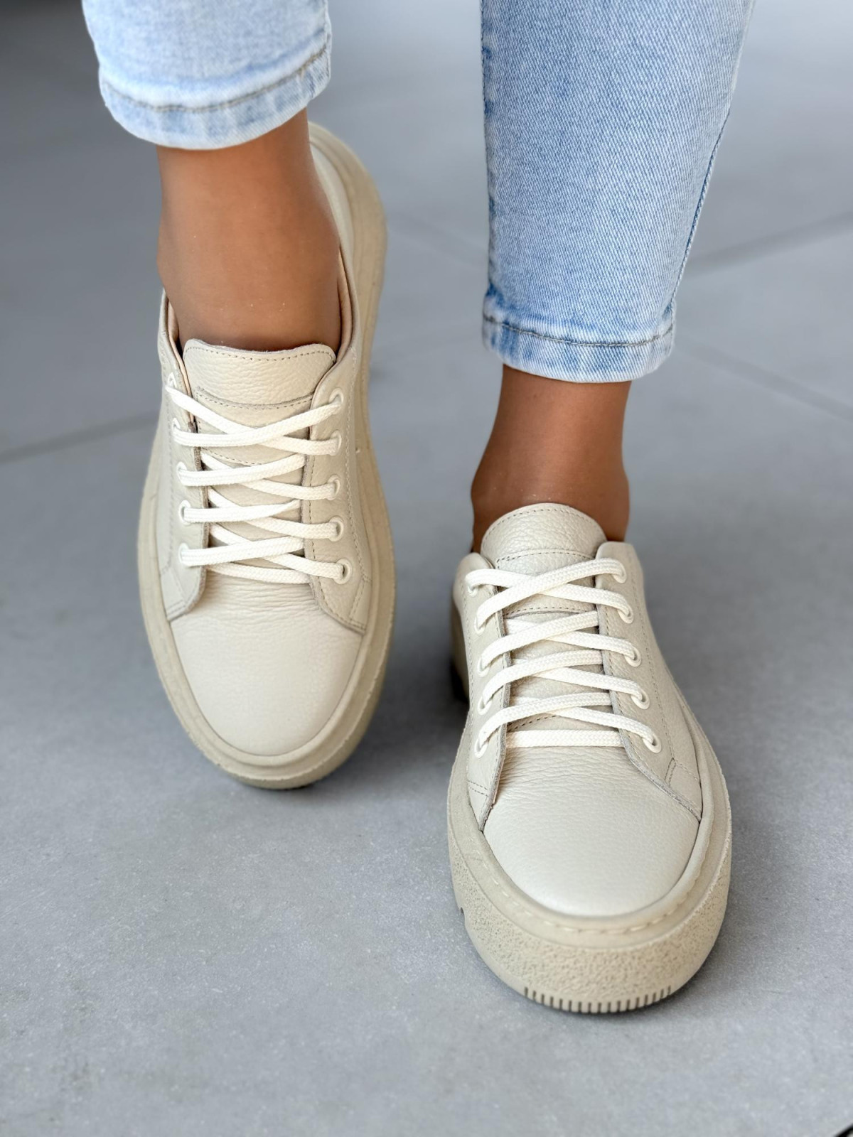 Sneakers ze skóry naturalnej OLEKSY Polskiej produkcji