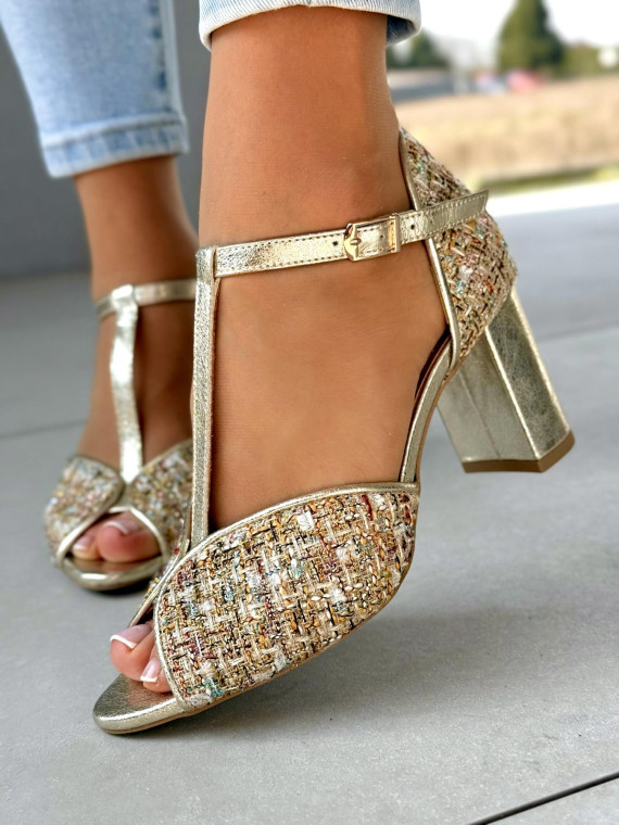 Sandałki damskie OLEKSY ze skóry naturalnej Polskiej produkcji