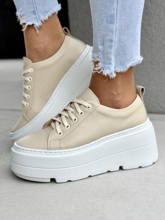 Sneakersy ze skóry naturalnej OLEKSY Polskiej produkcji