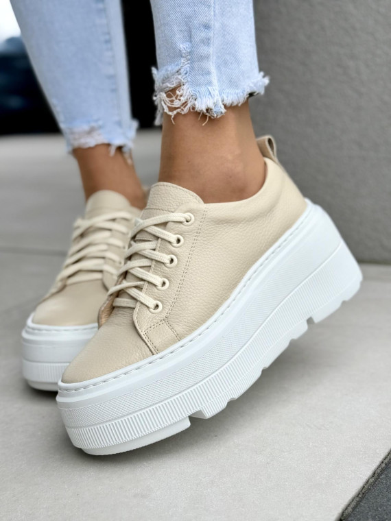 Sneakersy ze skóry naturalnej OLEKSY Polskiej produkcji