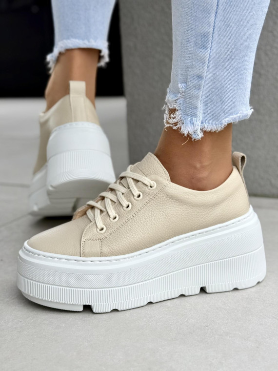 Sneakersy ze skóry naturalnej OLEKSY Polskiej produkcji