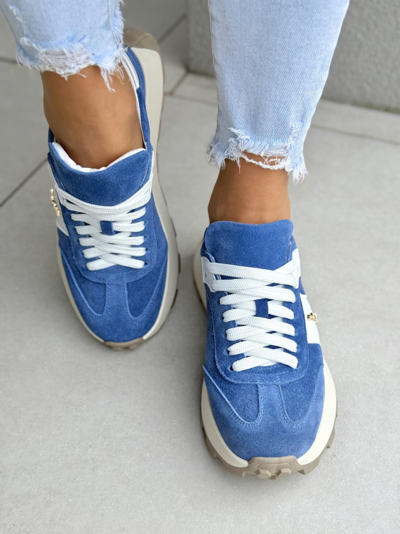 Sneakersy damskie OLEKSY ze skóry naturalnej Polskiej produkcji