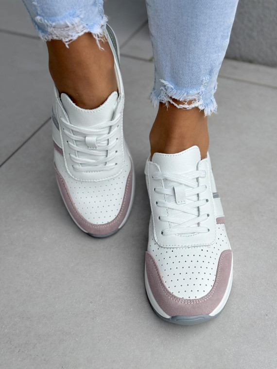 Sneakersy damskie ze skóry naturalnej