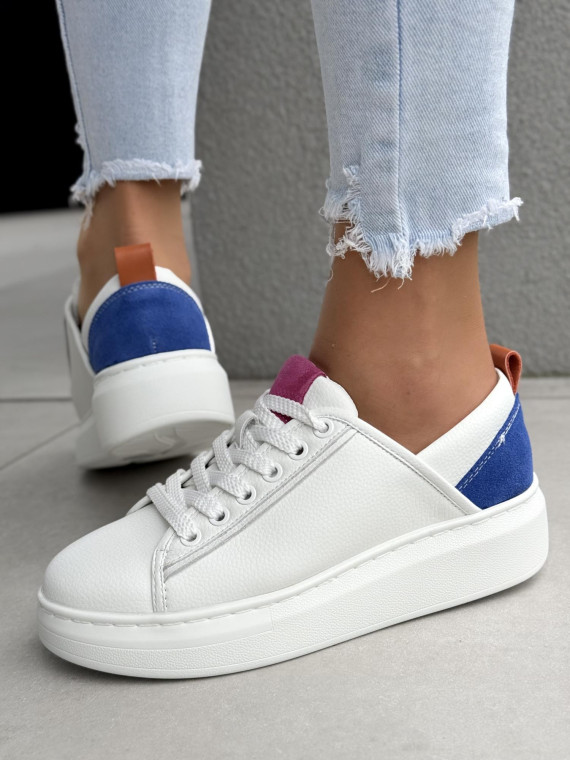 Sneakersy damskie ze skóry naturalnej