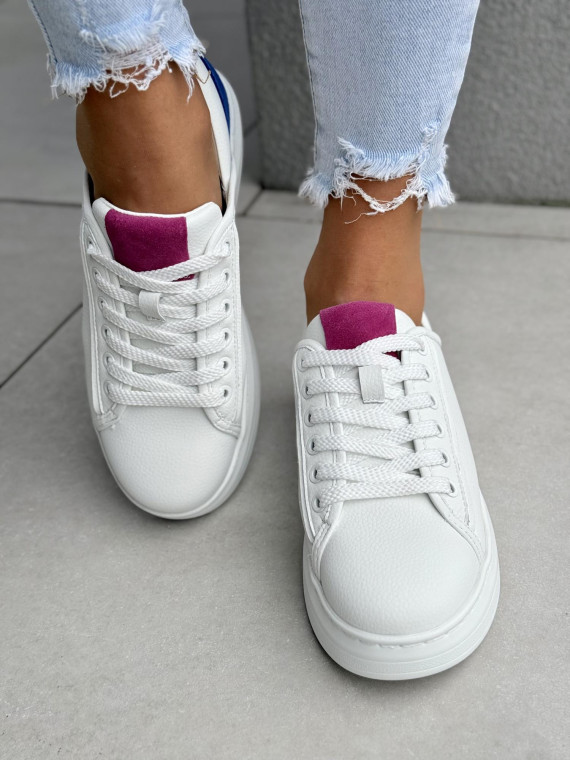 Sneakersy damskie ze skóry naturalnej