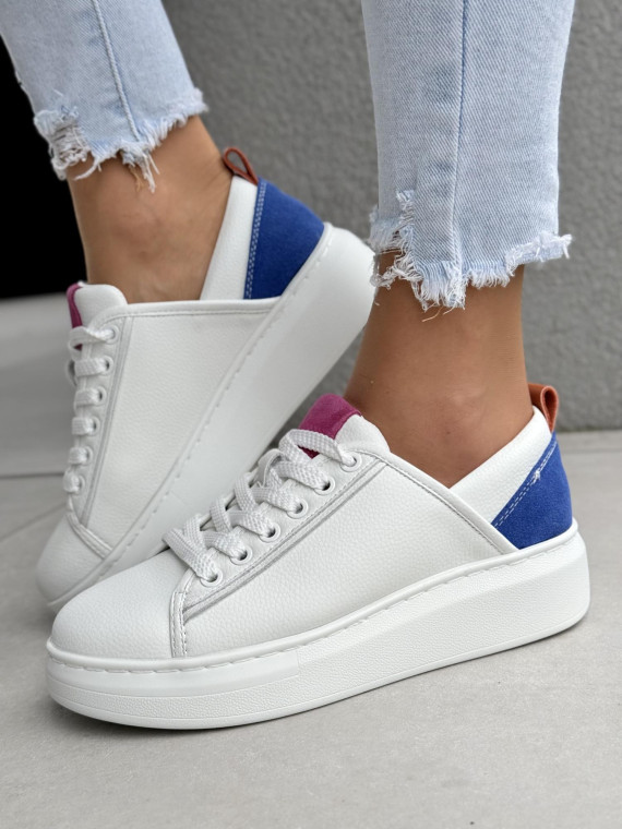 Sneakersy damskie ze skóry naturalnej