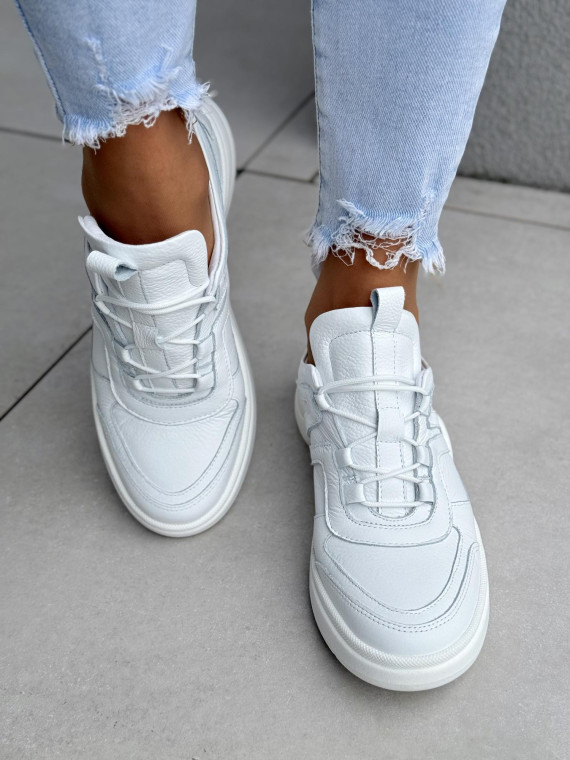 Sneakersy damskie OLEKSY ze skóry naturalnej Polskiej produkcji