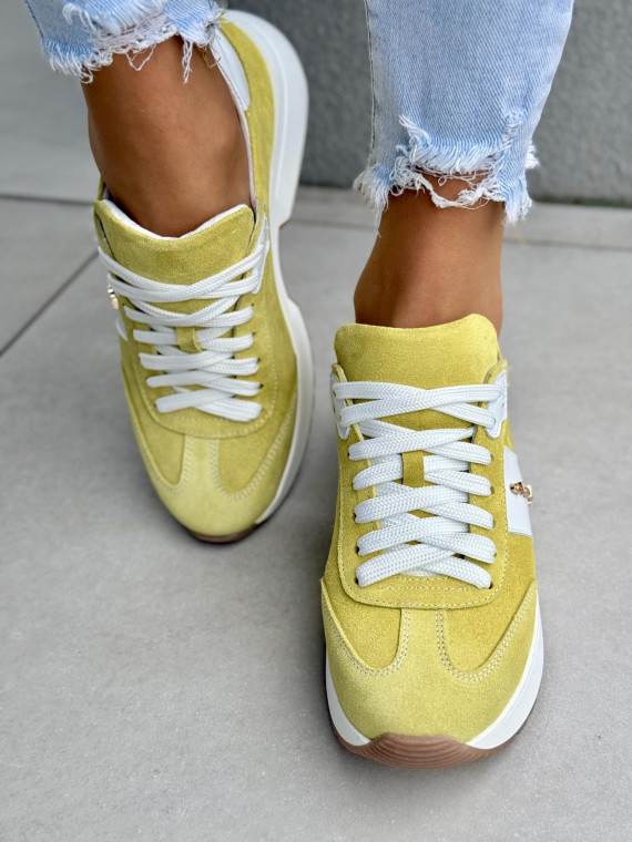 Sneakersy damskie OLEKSY ze skóry naturalnej Polskiej produkcji