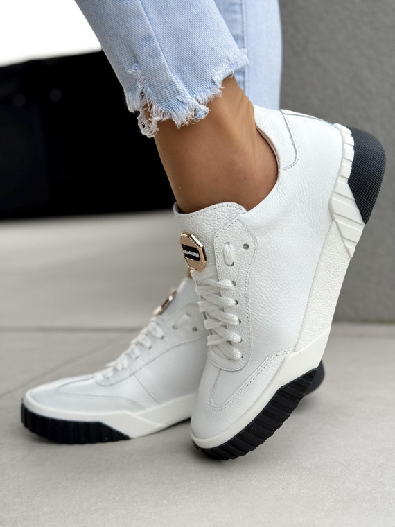 Sneakersy damskie OLEKSY ze skóry naturalnej Polskiej produkcji