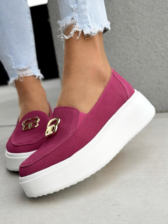 Mokasyny damskie ze skóry naturalnej