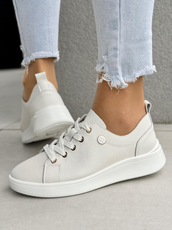 Sneakersy damskie ze skóry naturalnej