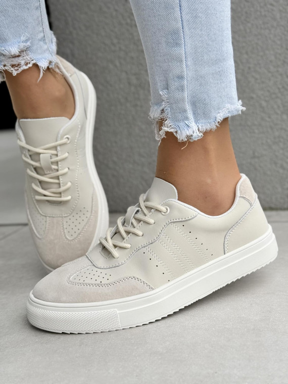 Sneakersy damskie ze skóry naturalnej