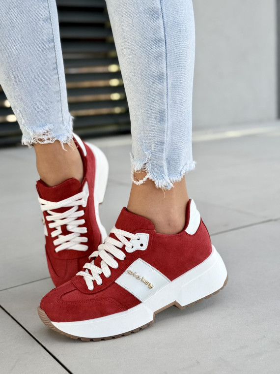 Sneakers ze skóry naturalnej OLEKSY Polskiej produkcji