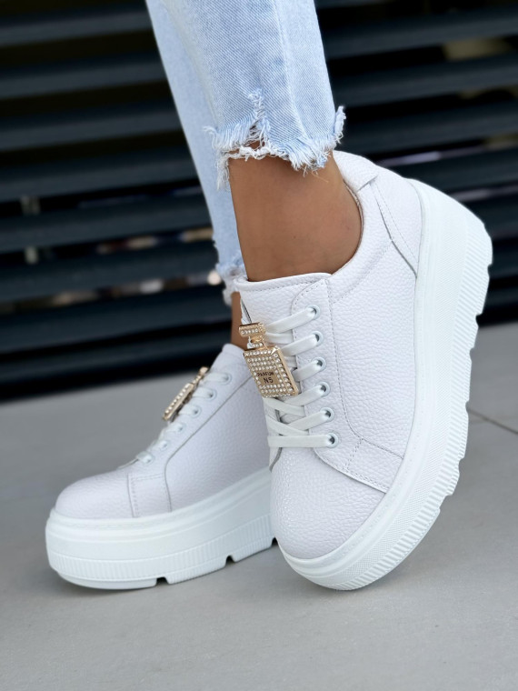 Sneakersy damskie ze skóry naturalnej