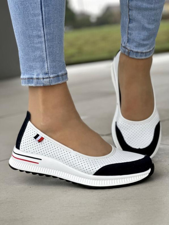 Balerinki ze skóry naturalnej