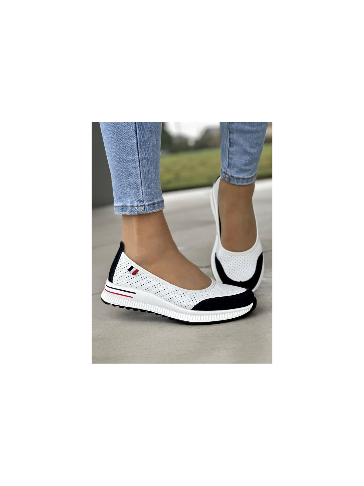 Balerinki ze skóry naturalnej