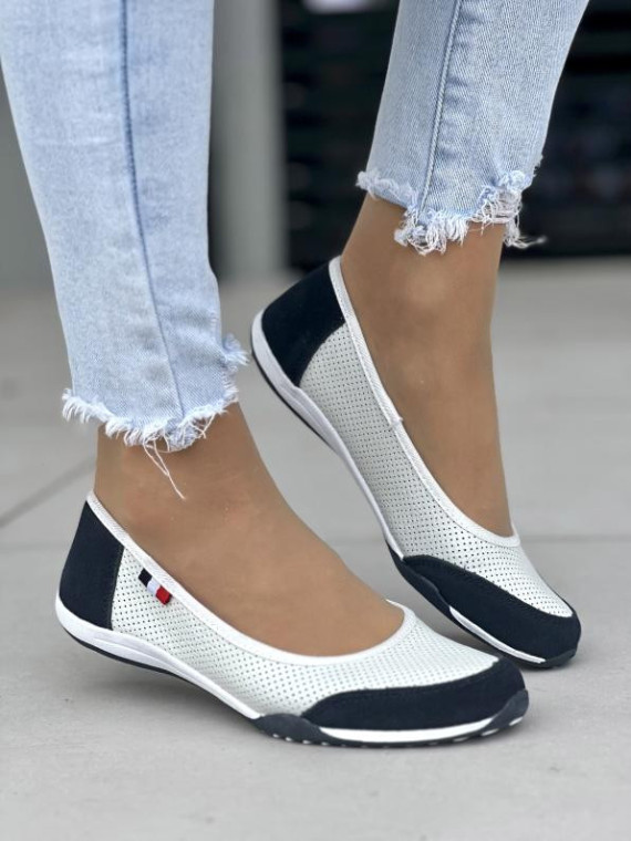 Balerinki ze skóry naturalnej