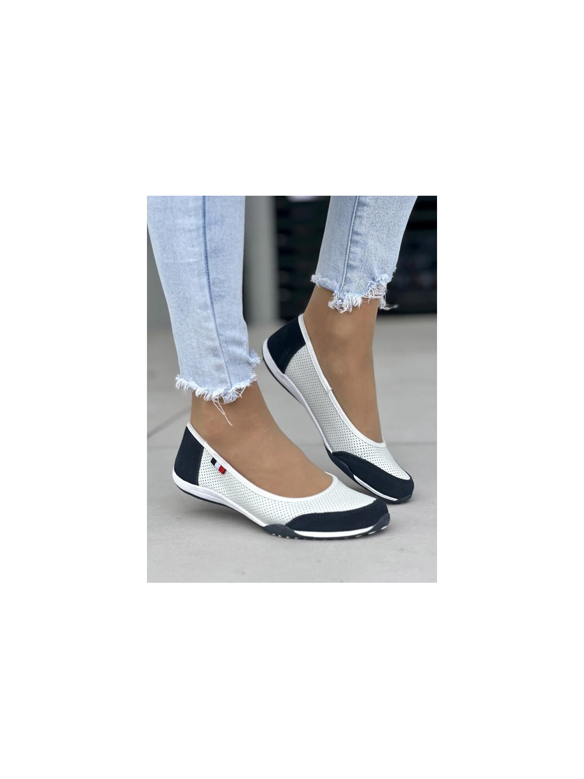 Balerinki ze skóry naturalnej