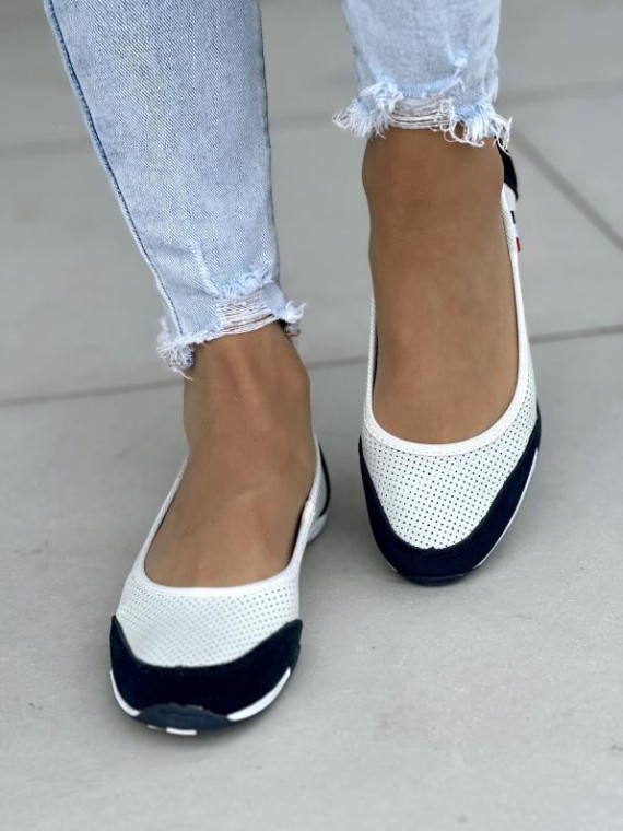 Balerinki ze skóry naturalnej