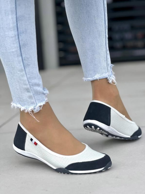 Balerinki ze skóry naturalnej