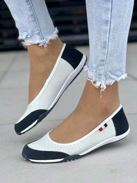 Balerinki ze skóry naturalnej