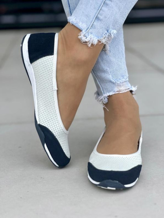 Balerinki ze skóry naturalnej