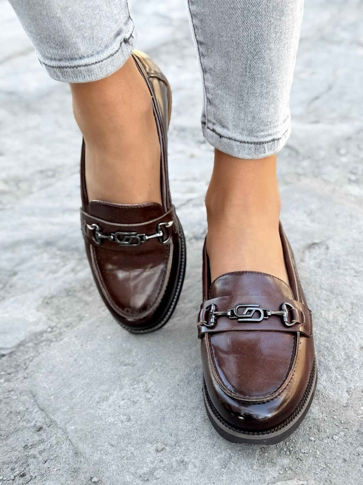 Mega wygodne mokasyny damskie ze skóry naturalnej