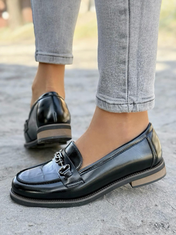 Mokasyny damskie ze skóry naturalnej