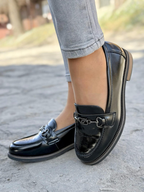 Mokasyny damskie ze skóry naturalnej