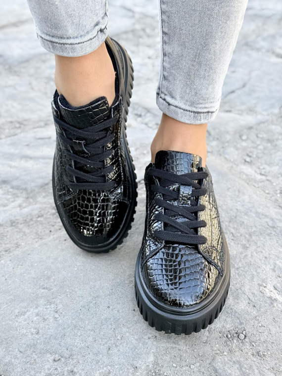 Sneakersy damskie ze skóry naturalnej