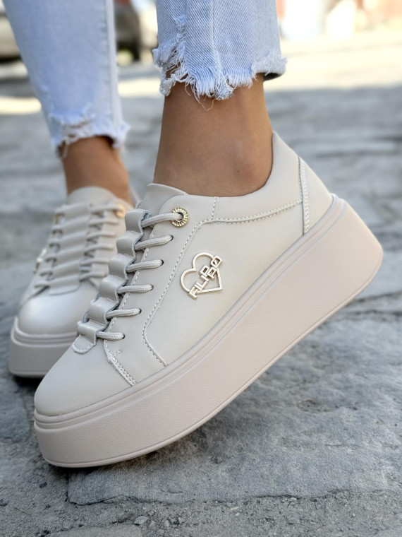 Sneakersy damskie ze skóry naturalnej