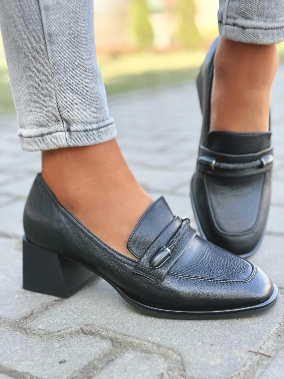 Mokasyny damskie ze skóry naturalnej