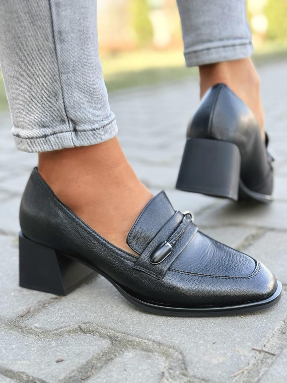 Mokasyny damskie ze skóry naturalnej