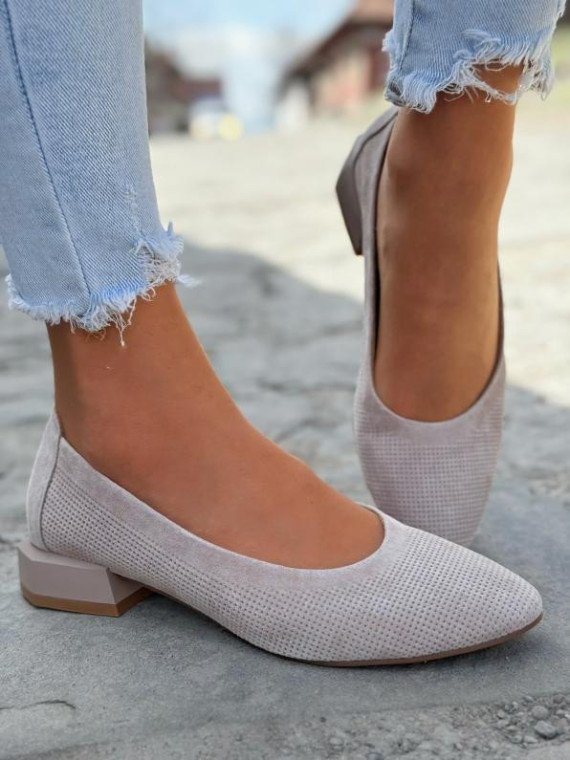 Baleriny ze skóry naturalnej