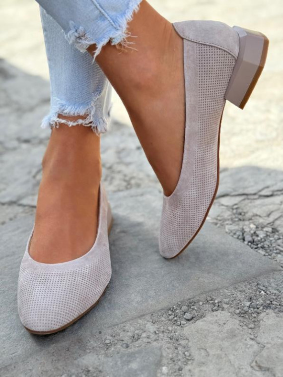 Baleriny ze skóry naturalnej