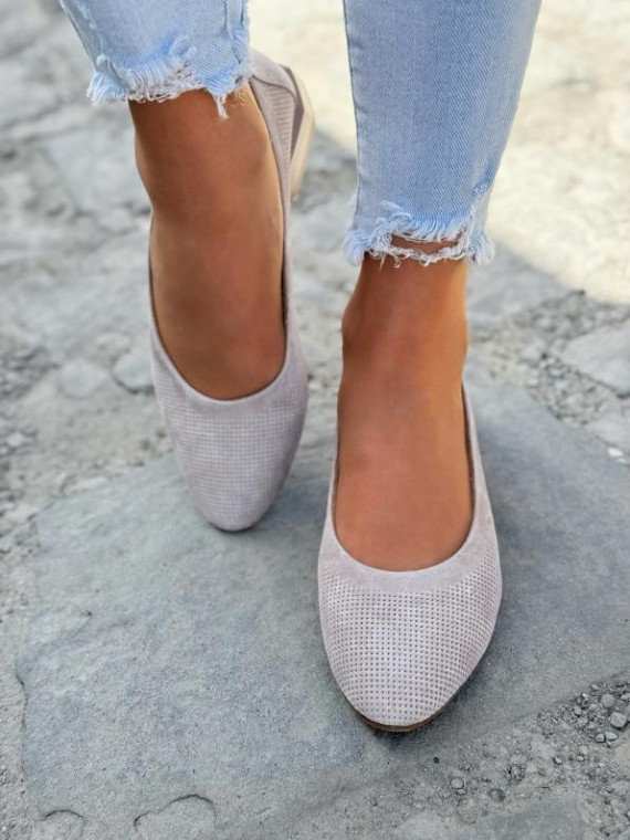 Baleriny ze skóry naturalnej