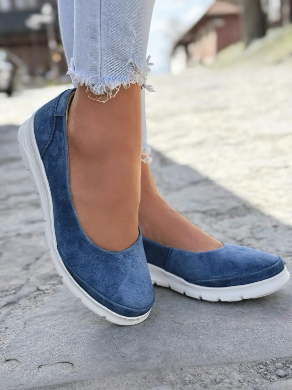 Baleriny ze skóry naturalnej