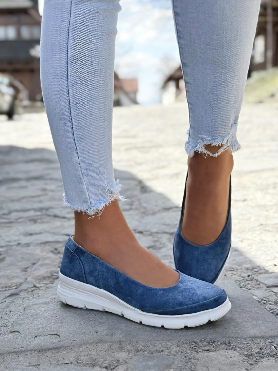 Baleriny ze skóry naturalnej