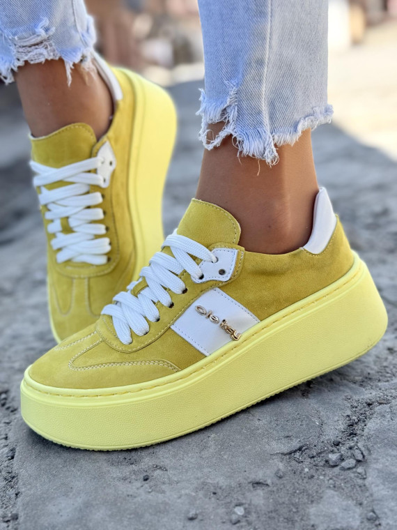 Sneakers ze skóry naturalnej OLEKSY Polskiej produkcji