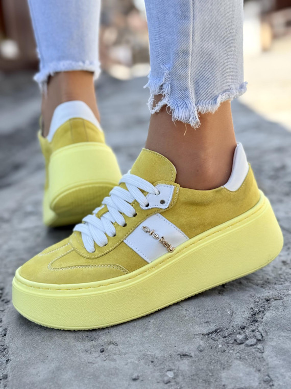 Sneakers ze skóry naturalnej OLEKSY Polskiej produkcji