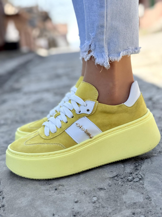 Sneakers ze skóry naturalnej OLEKSY Polskiej produkcji