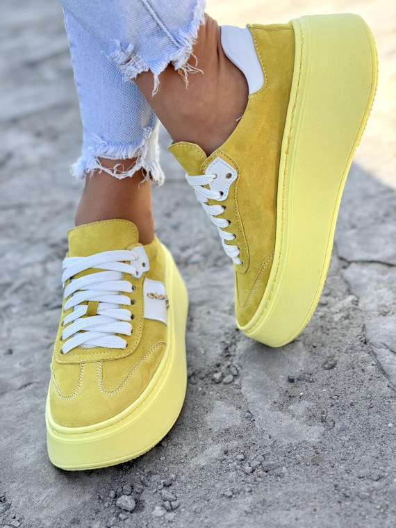 Sneakers ze skóry naturalnej OLEKSY Polskiej produkcji