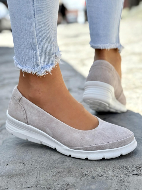 Balerinki ze skóry naturalnej