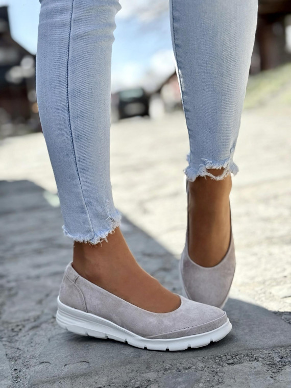 Balerinki ze skóry naturalnej