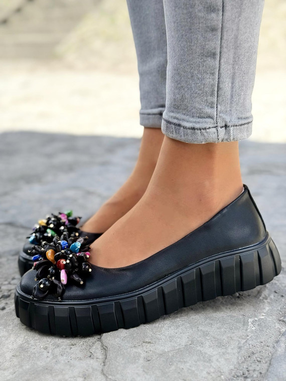 Balerinki ze skóry naturalnej