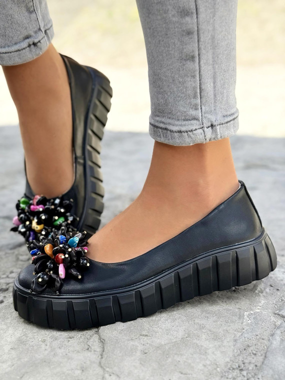 Balerinki ze skóry naturalnej